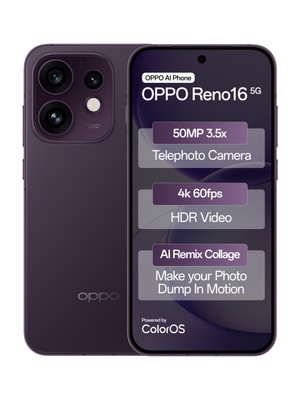 OPPO Reno16 5G (Twilight Violet, 256 GB)(8 GB RAM)