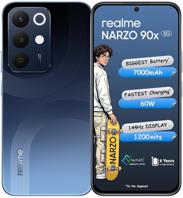 realme Narzo 90x 5G (Marine Blue, 128 GB)(8 GB RAM)