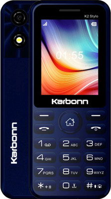 KARBONN K2Stylo,Dual SIM Keypad Mobile 2.4''LCD 1750mAh Battery Type C Memory Card 32GB(Dark Blue)