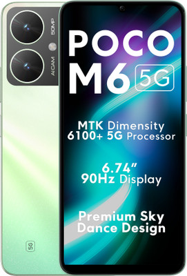 POCO M6 5G (Polaris Green, 64 GB)(4 GB RAM)