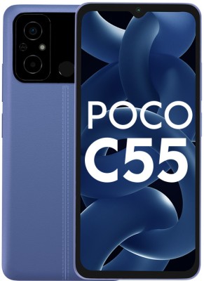 POCO C55 (Cool Blue, 128 GB)(6 GB RAM)