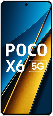 POCO X6 5G (Snowstorm White, 256 GB)  (8 GB RAM) For Rs. 19999 @ 20 %