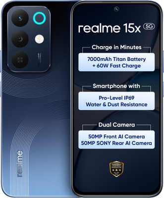 realme 15x 5G (Marine Blue, 256 GB)(8 GB RAM)