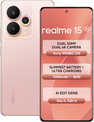 realme 15 5G (Silk Pink, 128 GB)(8 GB RAM)