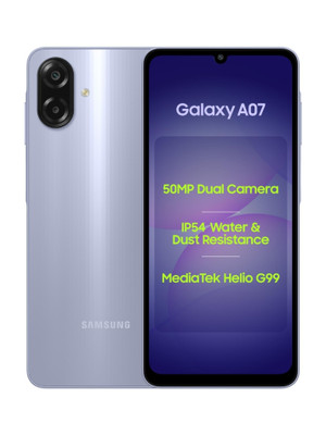 Samsung Galaxy A07 LTE (Light Violet, 64 GB)(4 GB RAM)