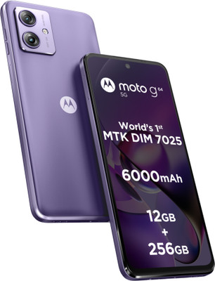 MOTOROLA Motorola g64 5G (Ice Lilac, 256 GB)(12 GB RAM)