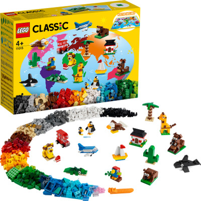 LEGO Classic Around The World (950 Blocks)(Multicolor)