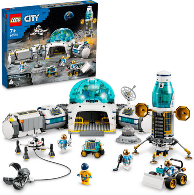 LEGO City Lunar Research Base 60350 Building Kit (786 Pieces)(Multicolor)