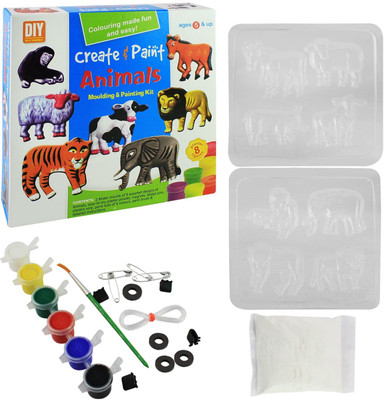 Shyam Creation Create and paint animal Art Game for Kids Model Building Kit