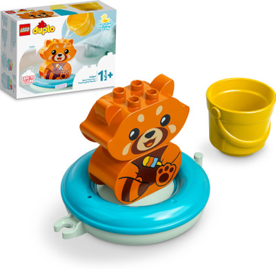 LEGO Duplo My First Bath Time Fun : Floating Red Panda (5 Blocks) Model Building Kit