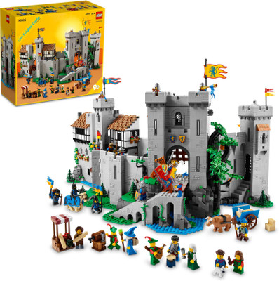 LEGO Icons Lion Knights Castle 10305 Building Kit (4,514 Blocks)(Multicolor)