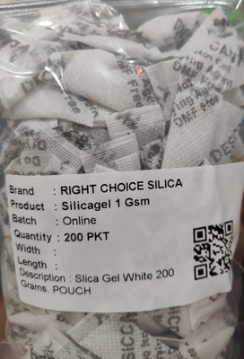 Right Choice Absorber Packets Moisture Absorber(200)
