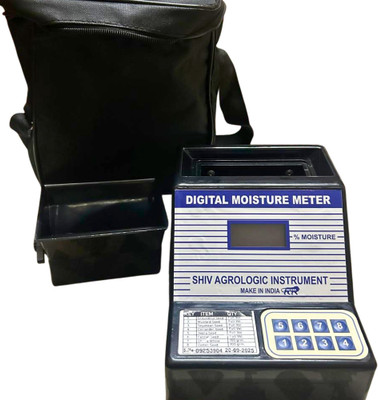 shiv agrologic instruments Mustard seed, Soyabean seed, coriander seed, jeera seed All-in-One Digital Moisture Measurer(150 mm)