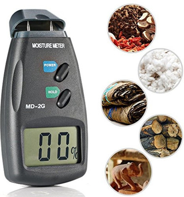 BALRAMA Digital LCD Display Wood Moisture Meter Humidity Tester MD-2G Md 2g Timber Tester Pin-Type Digital Moisture Measurer(100 mm)
