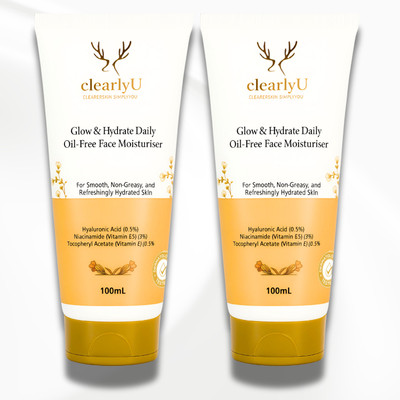 clearlyU Matte Finish Daily Moisturiser for Oily Skin Unisex 200 ml(200 ml)