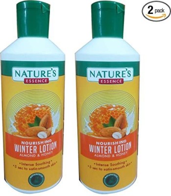 Nature's NOURISHING WINTER LOTION ALMOND & HONEY (400 ML) (Pack of 2)(400 g)