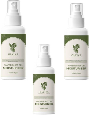 Olviya Anti-Aging &Hydrating Waterburst Gel Moisturizer with Aloe Leaf Juice(pack of 3)(300 ml)