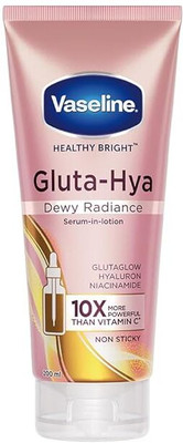 Vaseline Gluta-Hya Dewy Radiance Lotion for Face & Body | Gives Brighter Skin 70ml(70 ml)