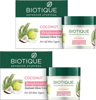 BIOTIQUE Coconut Brightening Instant Glow Cream(100 g)