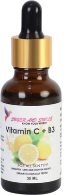 Suger and smile Vitamin C and Niacinamide Brightning face serum(30 ml)