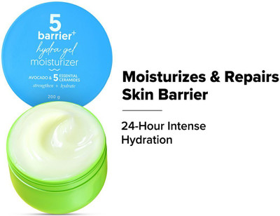 Aqualogica Barrier+ Hydra Gel Moisturizer with 5 Ceramides & Avocado(200 g)