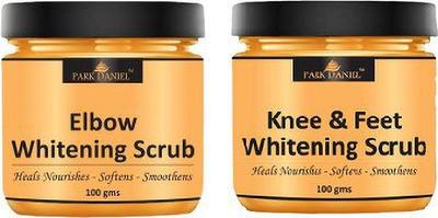 PARK DANIEL Elbow & Knee Feet Skin Moisturize Scrub Cream Pack of 2 of 100 GM(200 g)