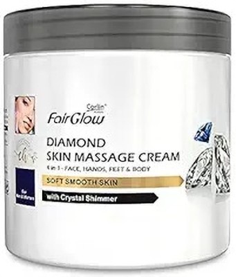 Corlin FairGlow Diamond Skin Massage Cream Multipurpose: Face, Hands, Body & Facial(800 g)