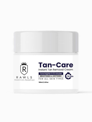 RAWLS Tan Care Cream for Instant Tan Removal in 15 min & helps to restore radiant glow(100 ml)