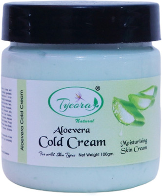 Tyeora Aloevera Moisturizer Cream For All Skin Types Net Weight 100ML(100 ml)
