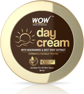 WOW SKIN SCIENCE Protect & Brighten Day Cream | Brightens Complexion | Prevents Skin Damage(50 ml)