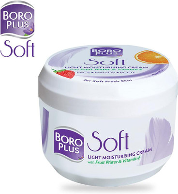 BOROPLUS Soft Light Moisturising Cream Light & Nosticky(200 ml)