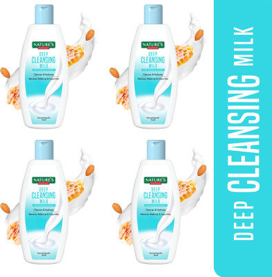 Nature's Essence Deep Cleansing Milk 100Ml (Pack of 4)(400 ml)
