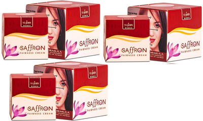 VI-JHON Softening,Brightening Advanced Saffron Fairness Cream Pack Of 3(150 g)