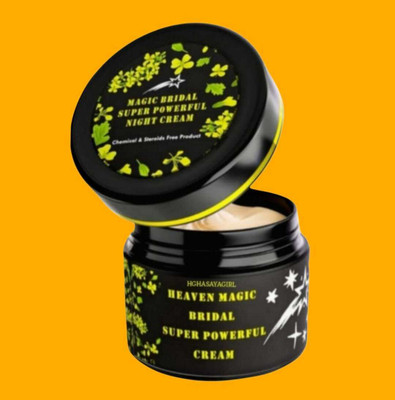 HGHASAYAGIRL HEAVEN MAGIC BRIDAL SUPER POWERFUL NIGHT CREAM FOR SKIN WHITENING CREAM12(50 g)
