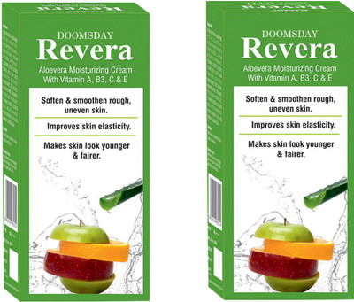 DOOMSDAY DD REVERA ALOEVERA MOISTURIZING CREAM PACK OF - 2(200 ml)