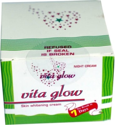 vita glow Moisturizer skin whitening night cream 30g(30 g)