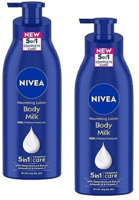 NIVEA Body Lotion Nourishing Body Milk With Almond Oil And Vitamin E(800 ml)