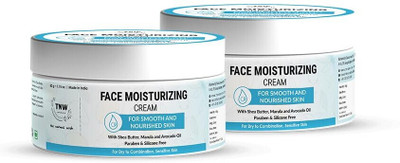 TNW - The Natural Wash Face Moisturizing Cream | Shea Butter | Marula & Avocado Oil |(100 ml)