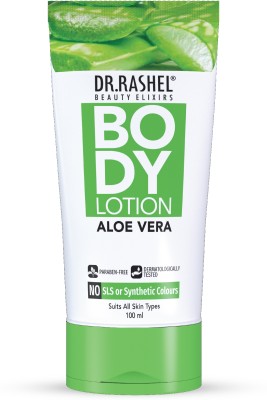 DR.RASHEL Aloe Vera Body Lotion | Refreshing, Hydrating, Soothes Skin, Glows, Paraben Free(100 ml)