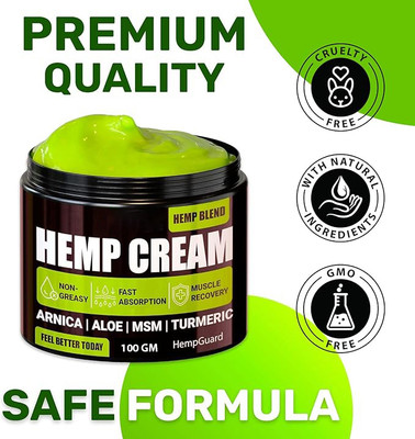 TOOVUS Hemp Cream Maximum Strength - Neck, Hands, Muscle and Joint Support(100 g)