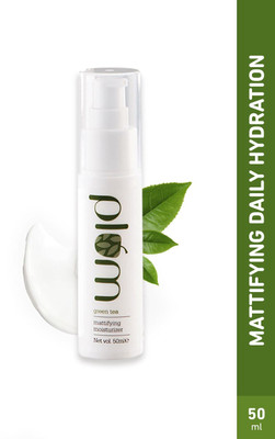 Plum Green Tea Mattifying Face Moisturizer For Daily Use| Fights Acne | Non-Sticky(50 ml)