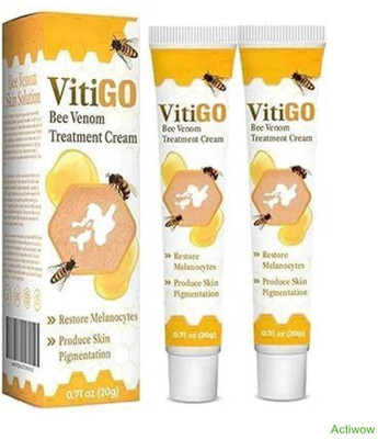ACTIWOW Vitigo Bee Venom Cream with Triple Herb Blend(100 ml)