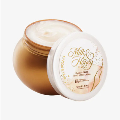 Oriflame Milk & Honey Gold Classic Grace Hand & Body Cream(250 ml)