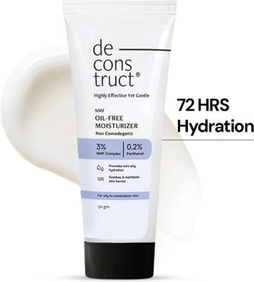 deconstruct Oil-Free Moisturizer | Non Sticky,Fast absorbing |72 Hr Hydration for Oily Skin(50 g)