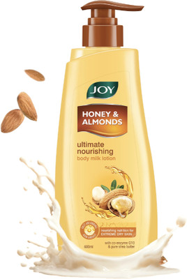 Joy Honey & Almonds Ultimate Nourishing Body Milk Lotion For Dry Skin(600 ml)