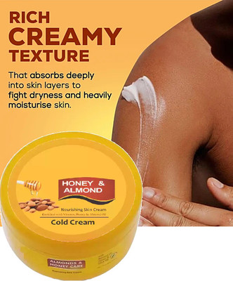AGLEY Quick Absorbing Honey And Almond Moisturizer Cream(200 g)