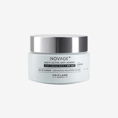 Oriflame NOVAGE+ Multi-Active Anti-Ageing Day Cream Rich SPF 30(50 ml)
