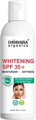 Donnara Organics Natural Skin Whitening Body Lotion with SPF 35+ Pack 1 of 100ml Bottle(100 ml)