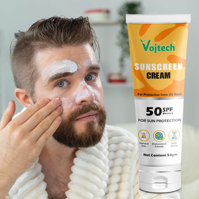 Vojtech Sunscreen SPF 50 PA++++ Cream For Men & Women ` Reduces Fade Dark Patches(50 g)