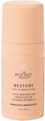 the facecraft project Retinol Face Cream for Anti Aging, Wrinkle Repair & Bright Skin(15 g)